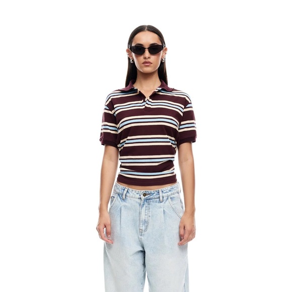 Lioness LEISURE POLO | CHOCOLATE MULTI C36 - Picture 4 of 9